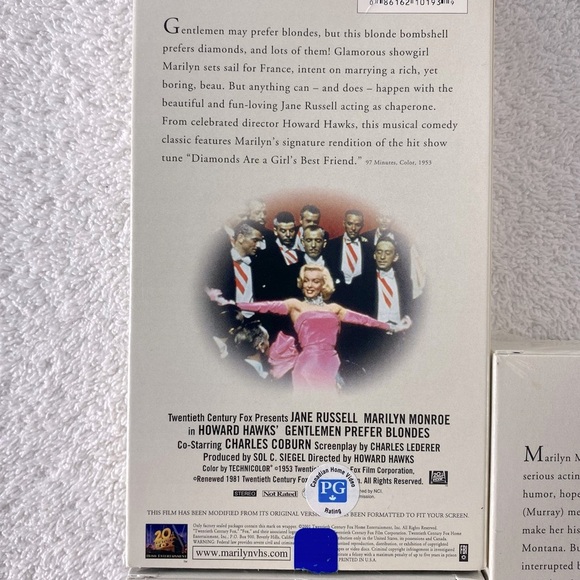Vintage Marilyn Monroe Classic Movie Collection VHS - Picture 6 of 16